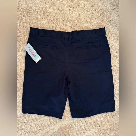 Cat & Jack Boys navy uniform style shorts size 16 Husky - NWT - Picture 2 of 3